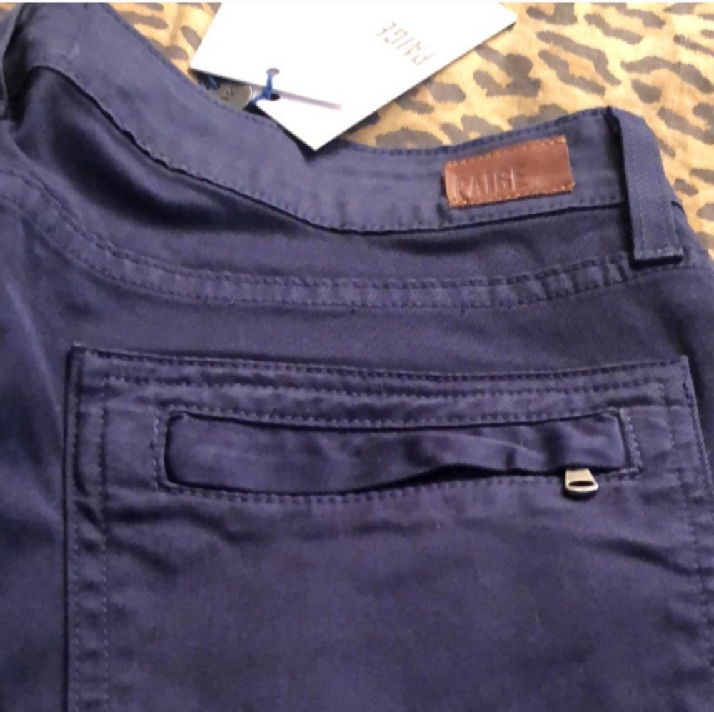 Paige MARLEY Skinny Zip moto pants, 31 - Picture 10 of 14